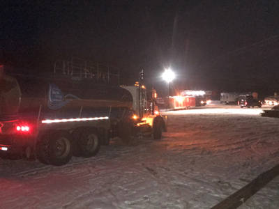 Blue Drop Water Services provides Oilfield water hauling service to all of Alberta