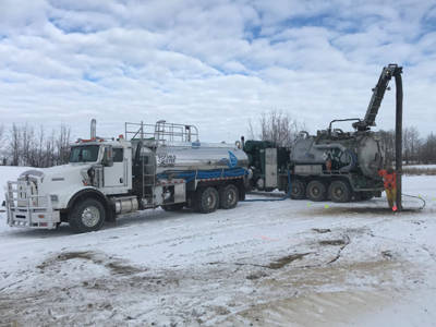 Blue Drop Water Services provides Oilfield water hauling service to all of Alberta