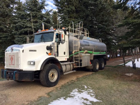 Blue Drop Water Services fleet of trucks is the sound of rushing water to our customers.
